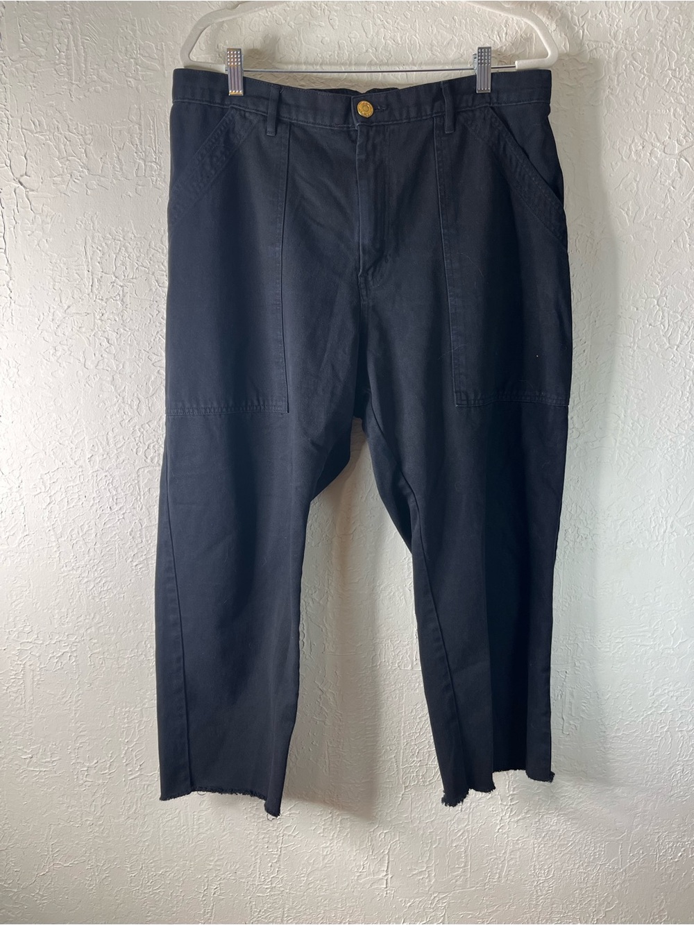 Big Bud Press Pencil Pants Black Cropped Ankle Pants